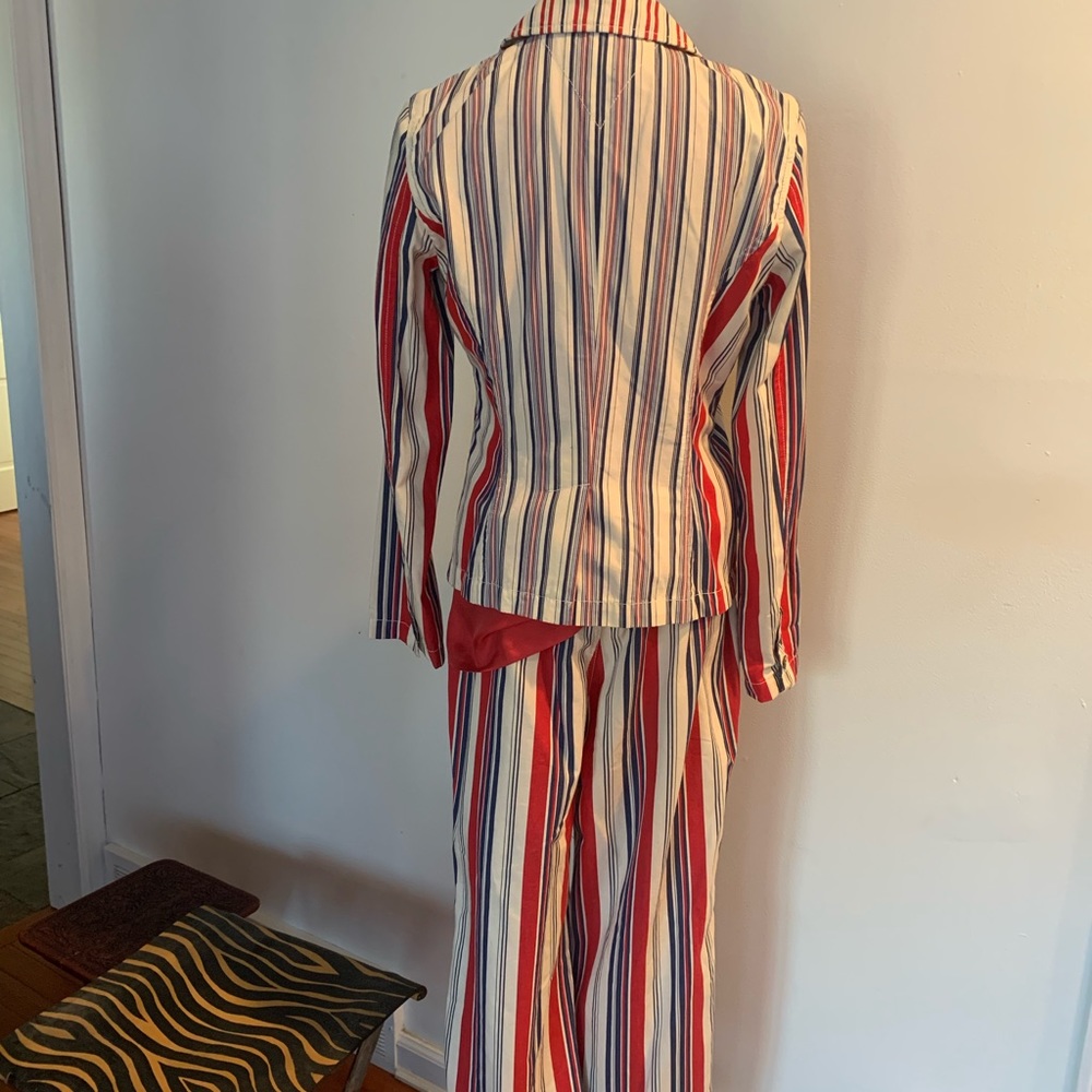 Rare vintage Tommy Hilfiger striped jacket & matching pants - Picture 3 of 9